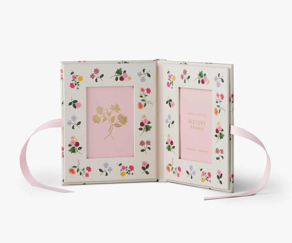 Ditsy Dahlia Folio Wrapped Picture Frame