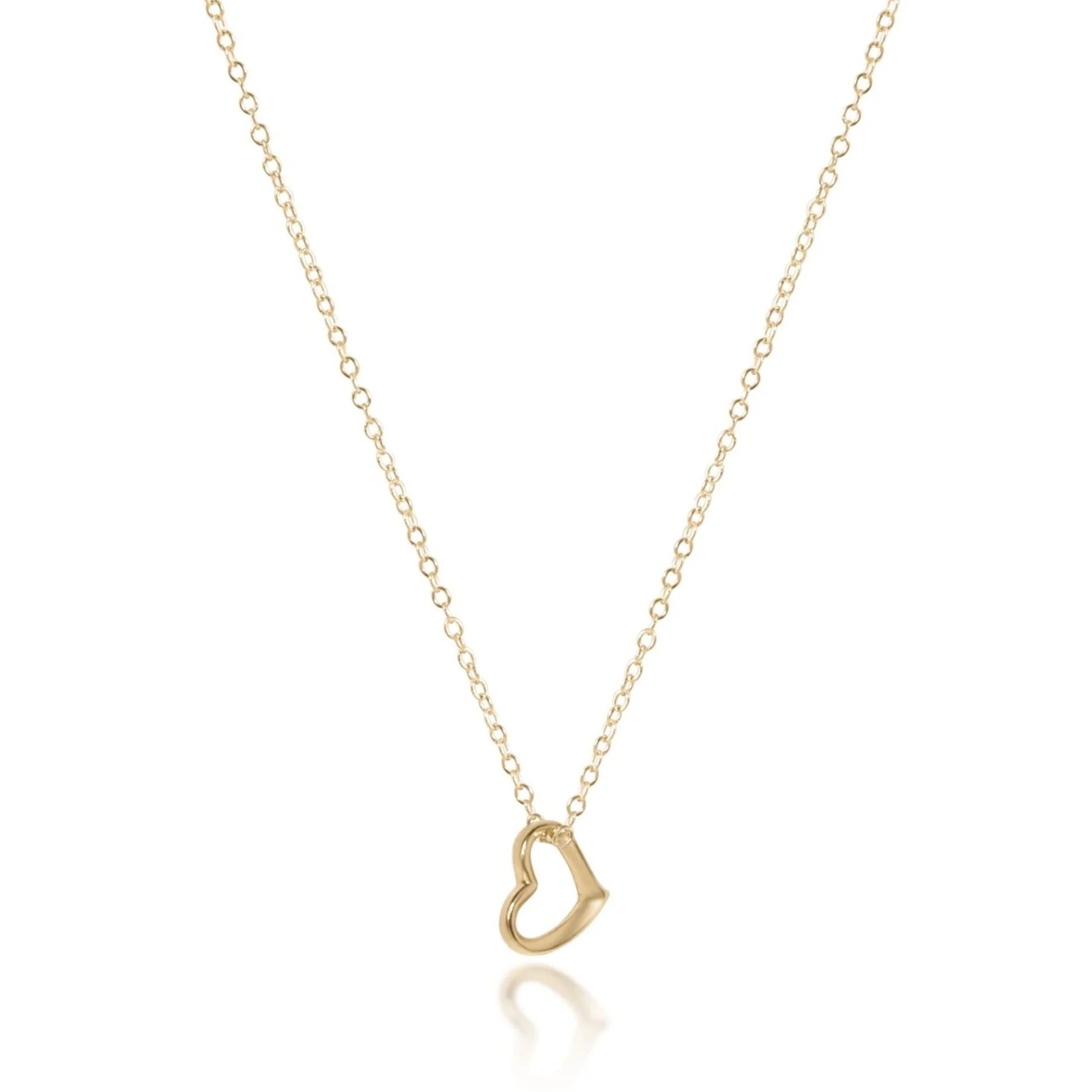 Love Charm Necklace - Gold