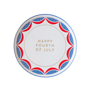 Happy Fourth of July Dessert Plates