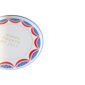 Happy Fourth of July Dessert Plates