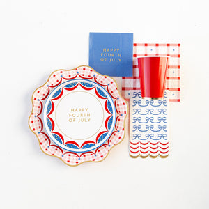 Happy Fourth of July Dessert Plates