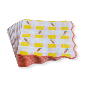 Sweet Carrot Easter Large Napkins