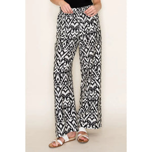Gianna Geo Print Wide Leg Pant