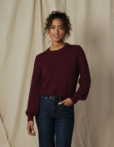 Colette Sweater - Wine