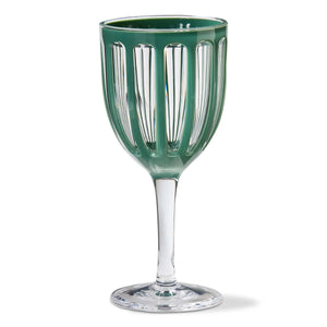 Green Gardens Acrylic Stemmed Wine Glass