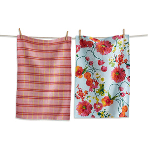 Blooming Florals Dishtowel Set of 2