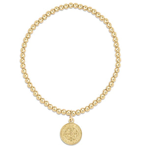 Blessing Disc Bracelet - Gold