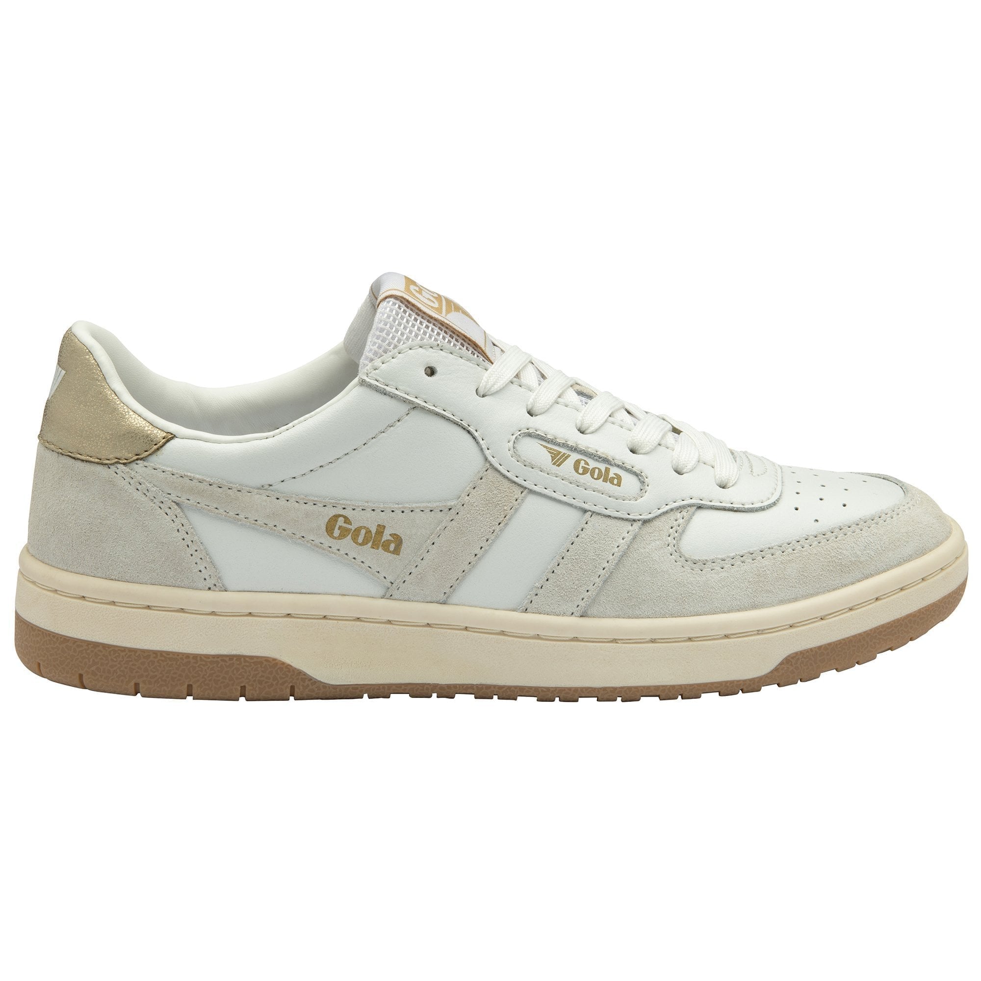 Gola Hawk Sneaker - White/White/Gold