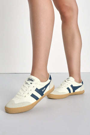 Gola Badminton Sneaker - Off White/Baltic/Gum