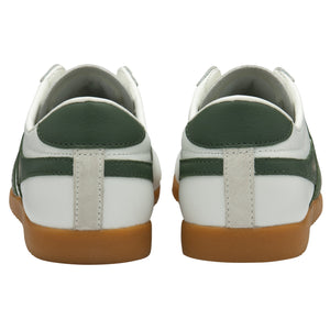 Gola Bullet Leather Sneaker - White/Evergreen/Gum