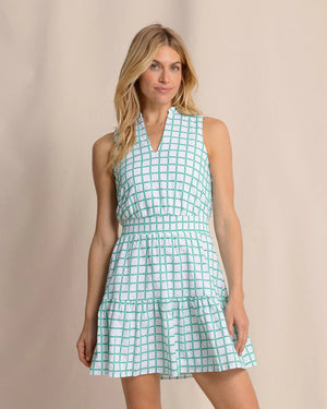 Londyn Eyelet Dress - Simply Green