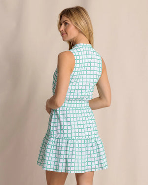 Londyn Eyelet Dress - Simply Green