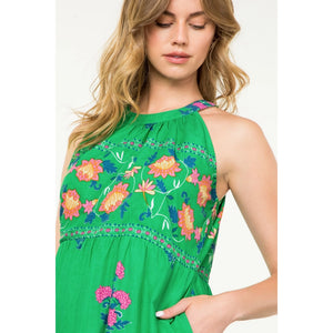 Holly Halter Neck Floral Midi