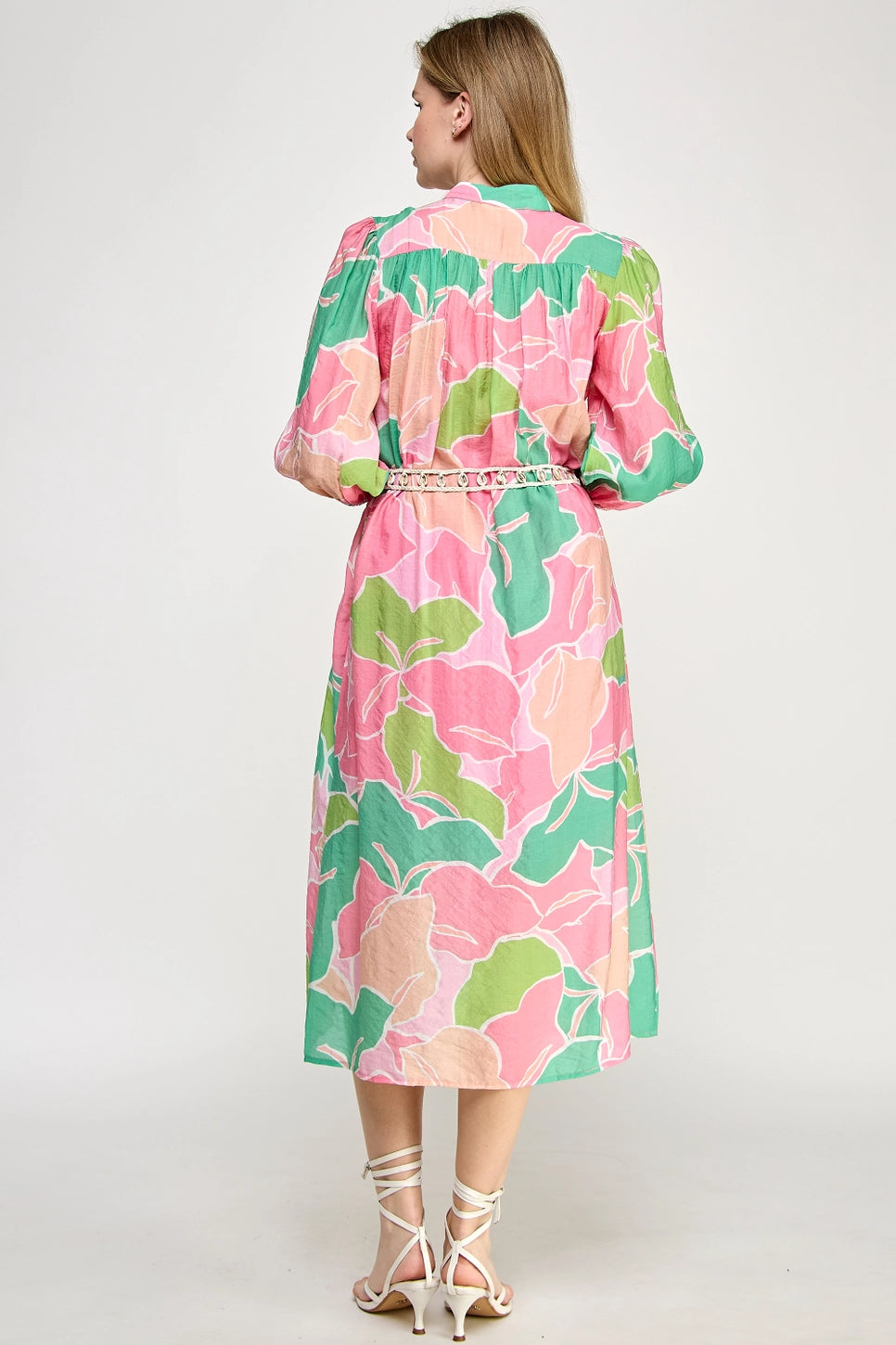 Blooming Printed Midi