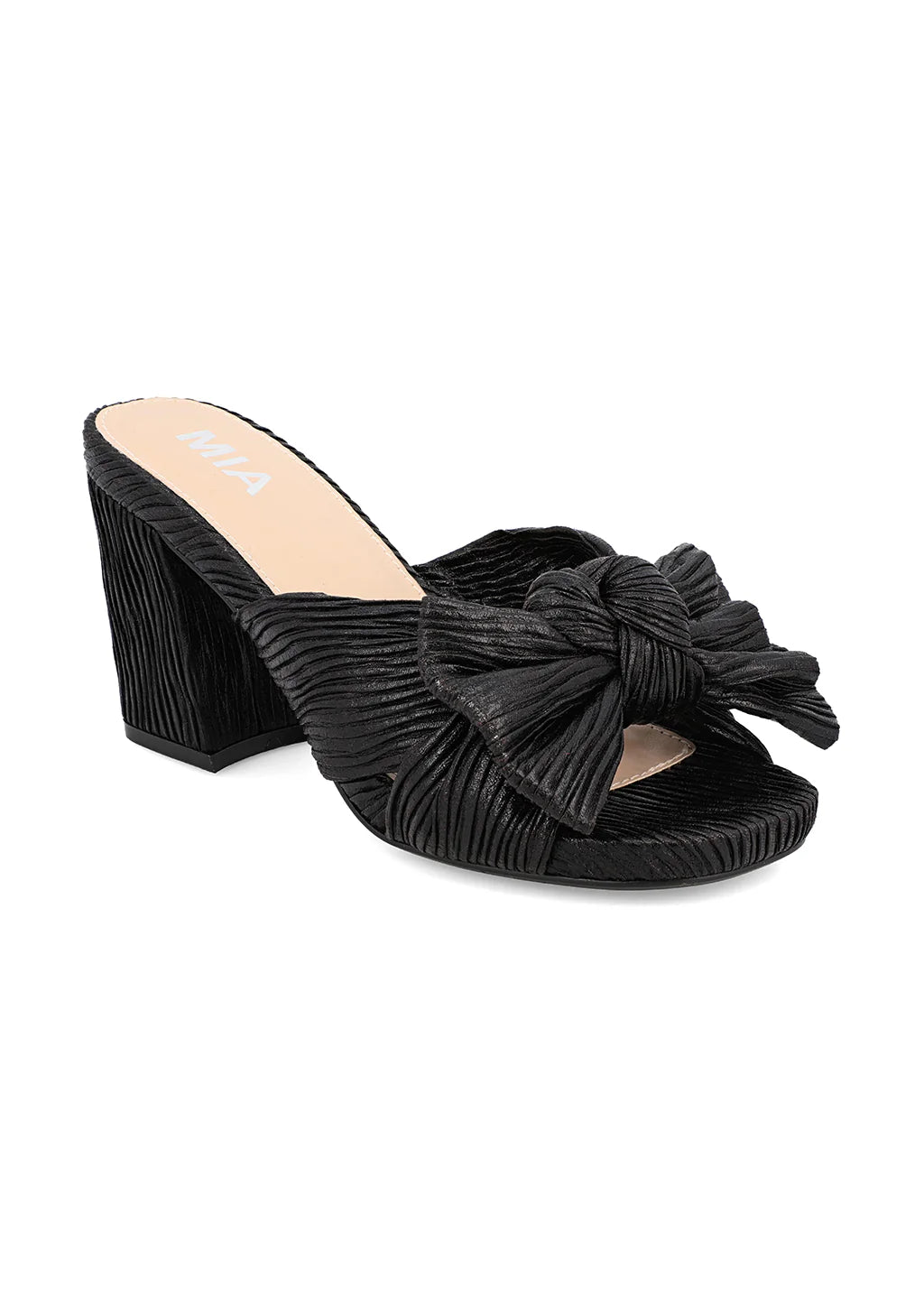 Mechelle Pleated Pumps - Black