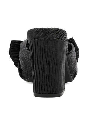 Mechelle Pleated Pumps - Black
