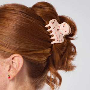 Medium Cherry Print Cloud Clip