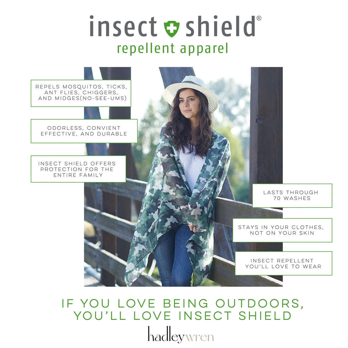 Insect Shield Scarf - Molly + Kate 