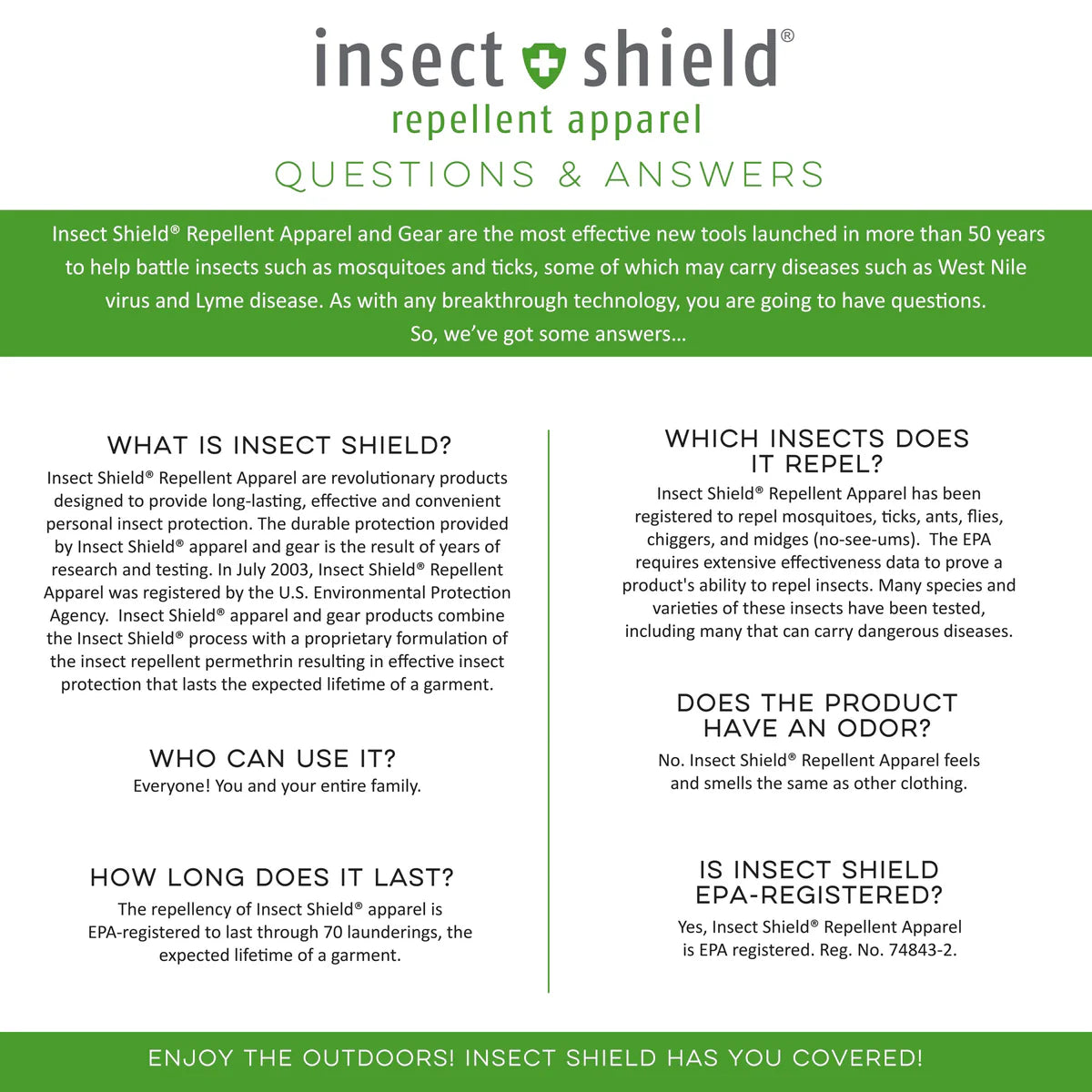 Insect Shield Scarf - Molly + Kate 
