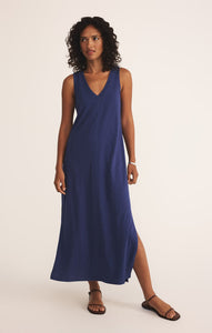 Palisades Midi Dress - Yacht Blue