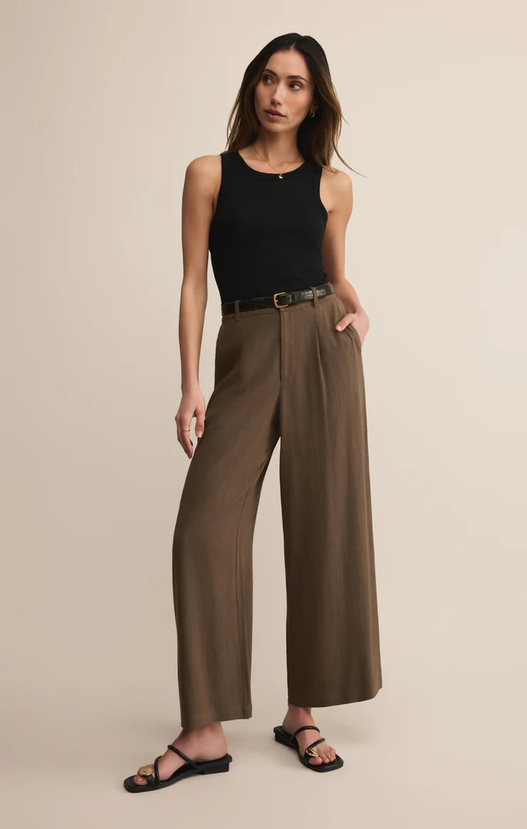 Vista Linen Pant - Tavern