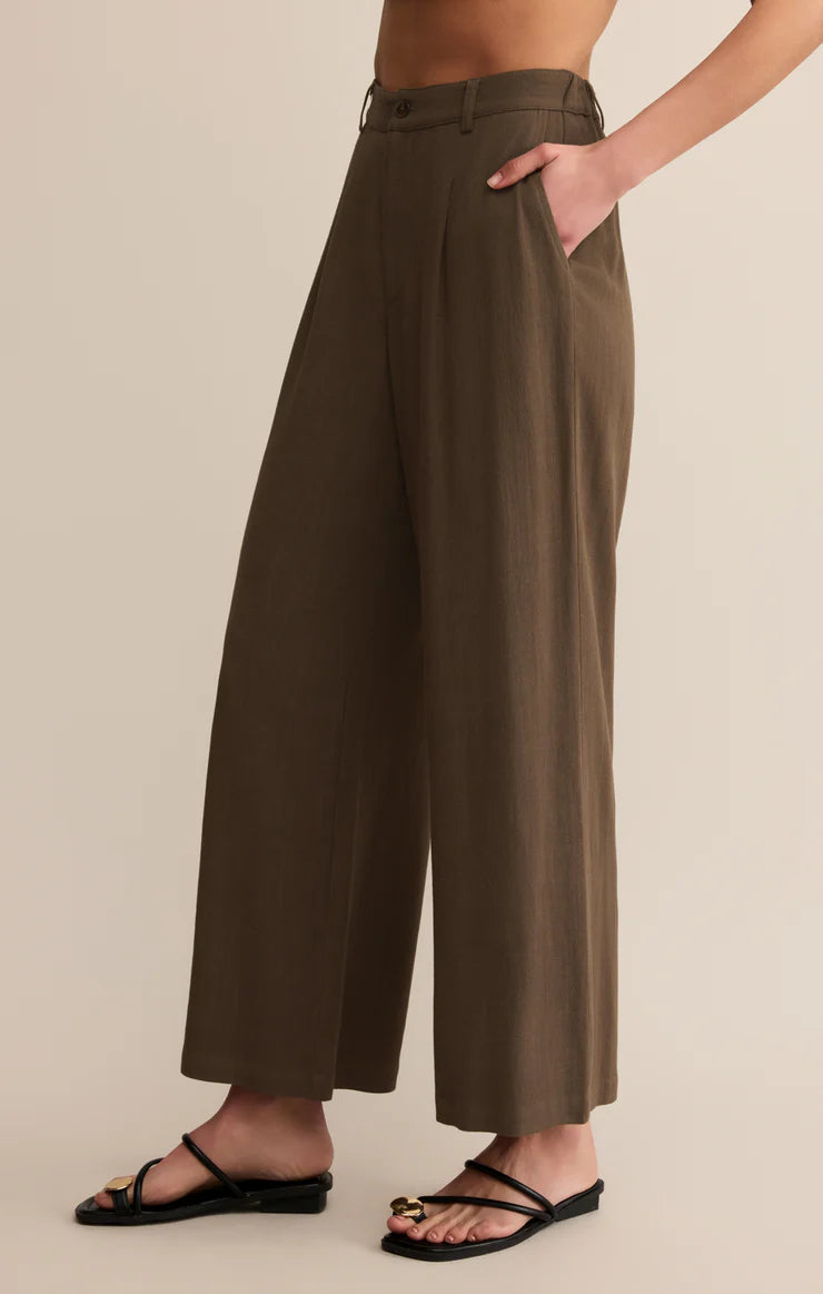 Vista Linen Pant - Tavern