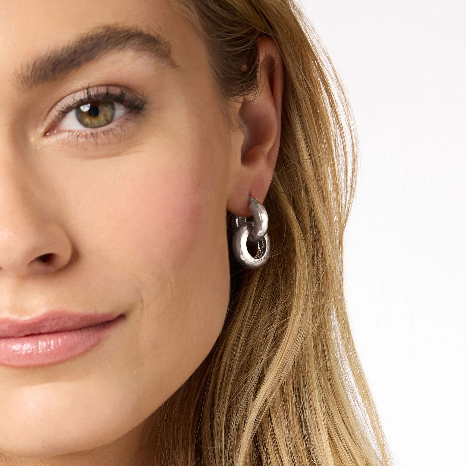 Silver Catalina 2-in-1 Earring