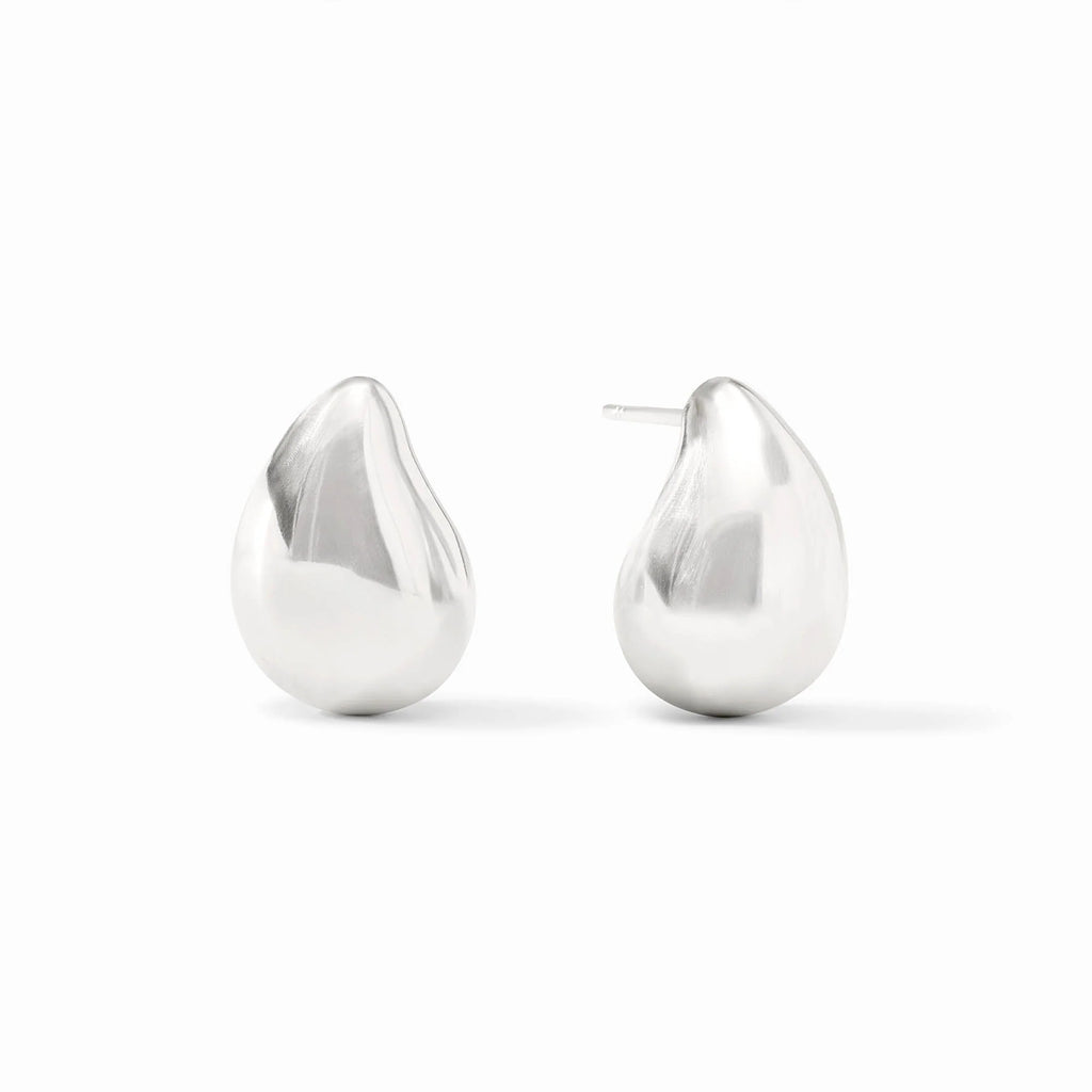 Silver Wave Earring