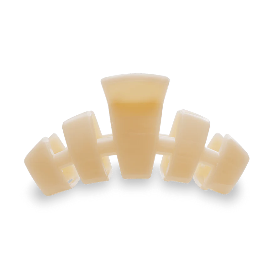 Classic Almond Beige Medium Claw Hair Clip