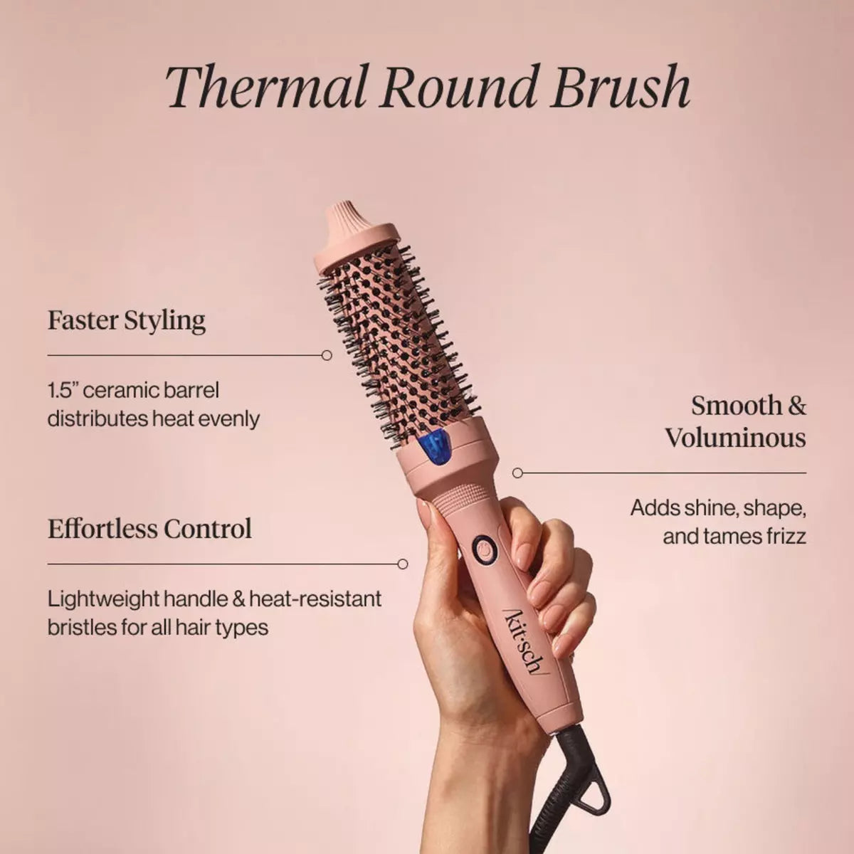 Medium Thermal Round Brush