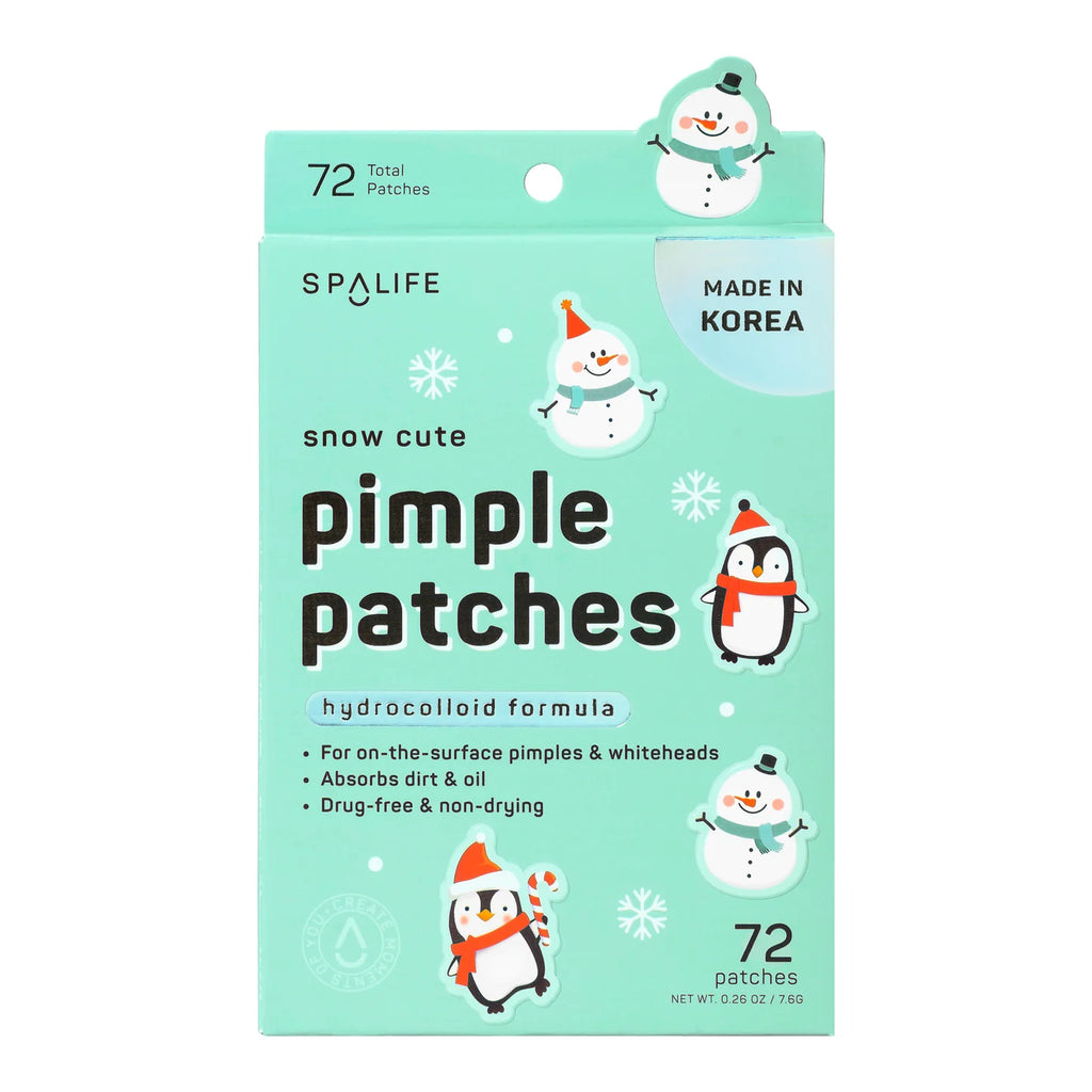 Holiday snow cute hydrocolloid pimple patches