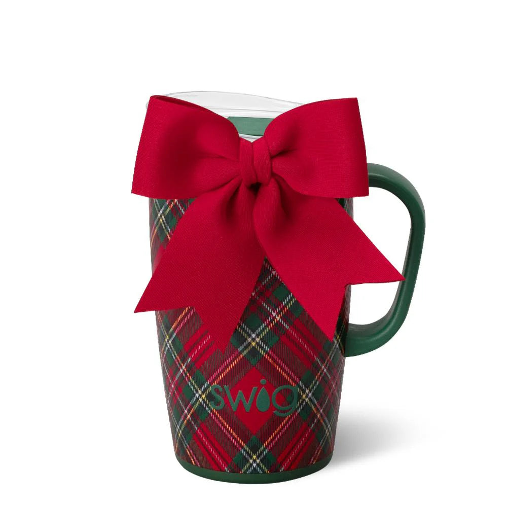 Swig Christmas Plaid Travel Mug