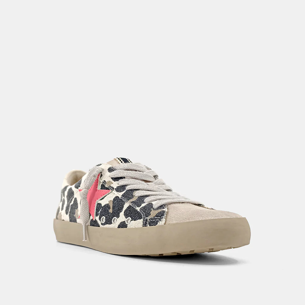 Paula Sneaker - Leopard Distressed