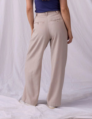 Leukos Linen-Blend Trouser- Sandstone