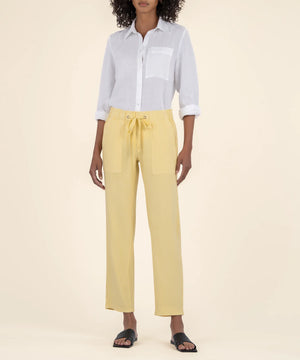 Rosalie Linen Pants - Daffodil