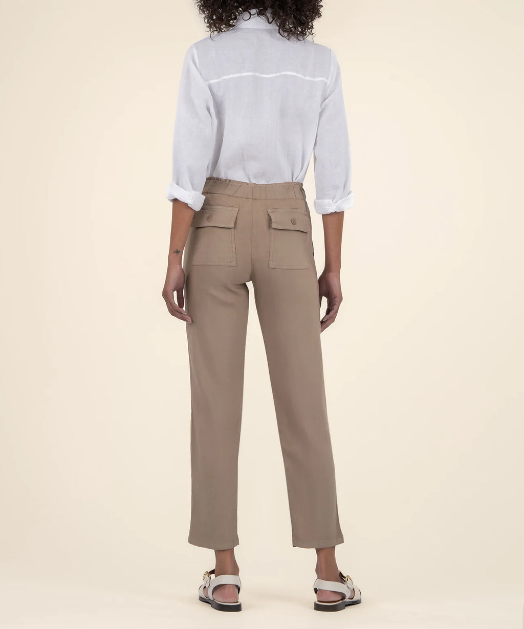 Rosalie Linen Pants - Khaki