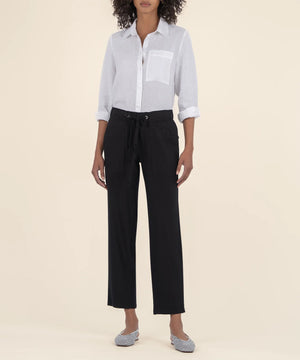 Rosalie Linen Pants - Black