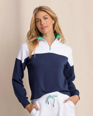 Braylyn Zip Pullover - Dress Blue