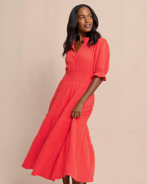 Christa Short Sleeve Maxi Dress