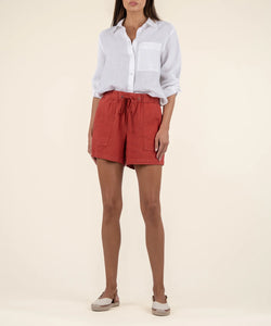 Katana High Rise Shorts - Clay