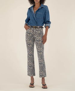 Kelsey High Rise Fab Ab Ankle - Leopard