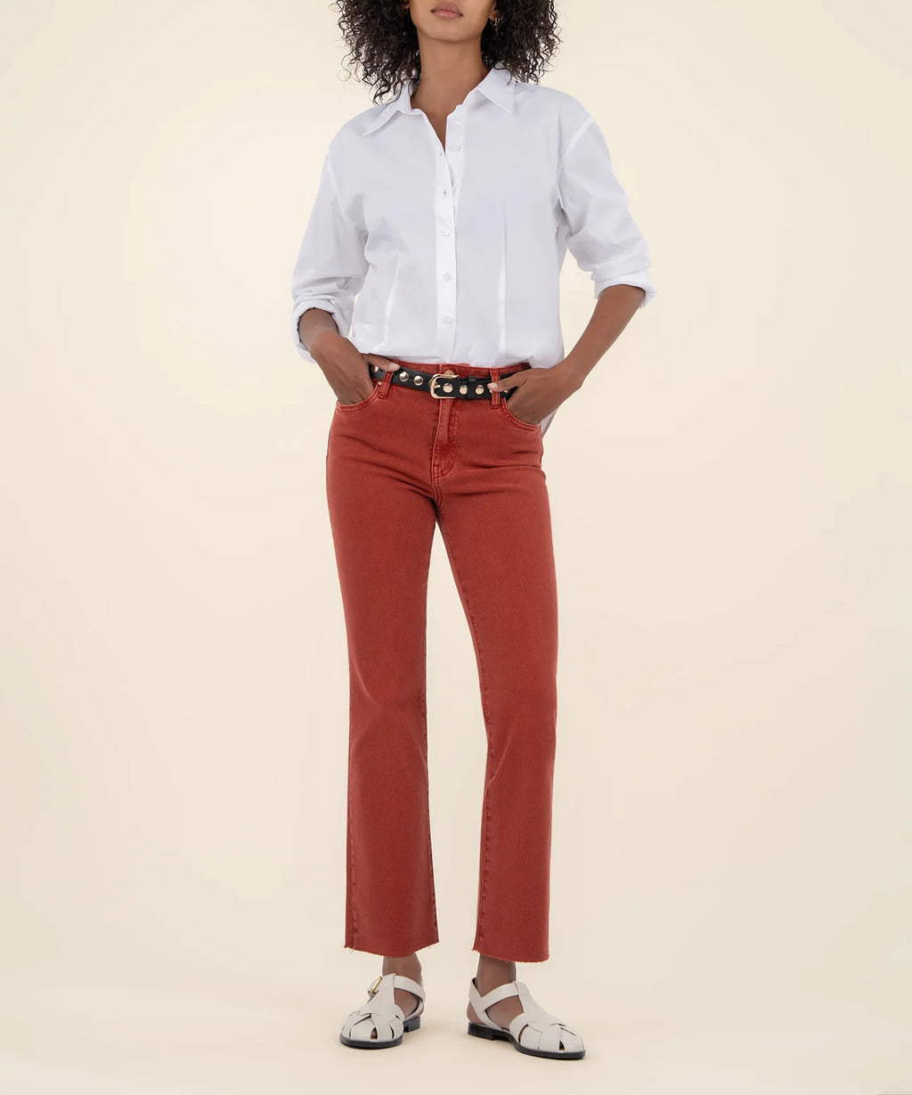 Kelsey High Rise Fab Ab Ankle - Paprika