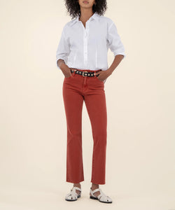 Kelsey High Rise Fab Ab Ankle - Paprika