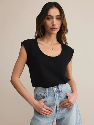 Per Diem Slub Tee - Black
