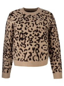 Gisela Animal Print Sweater