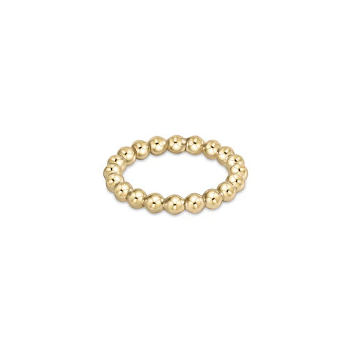 Classic Bead Ring - Gold