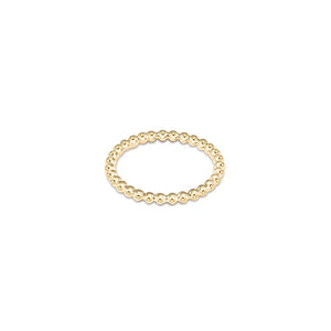 Classic Bead Ring - Gold