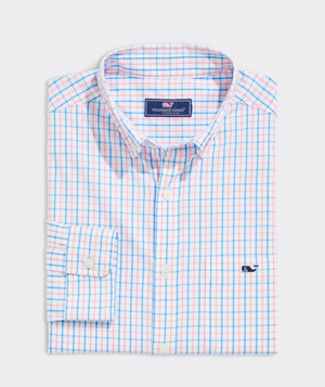 Classic Fit Gingham Poplin Shirt