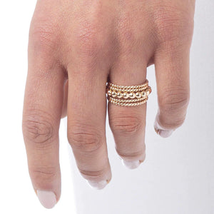 Classic Bead Ring - Gold