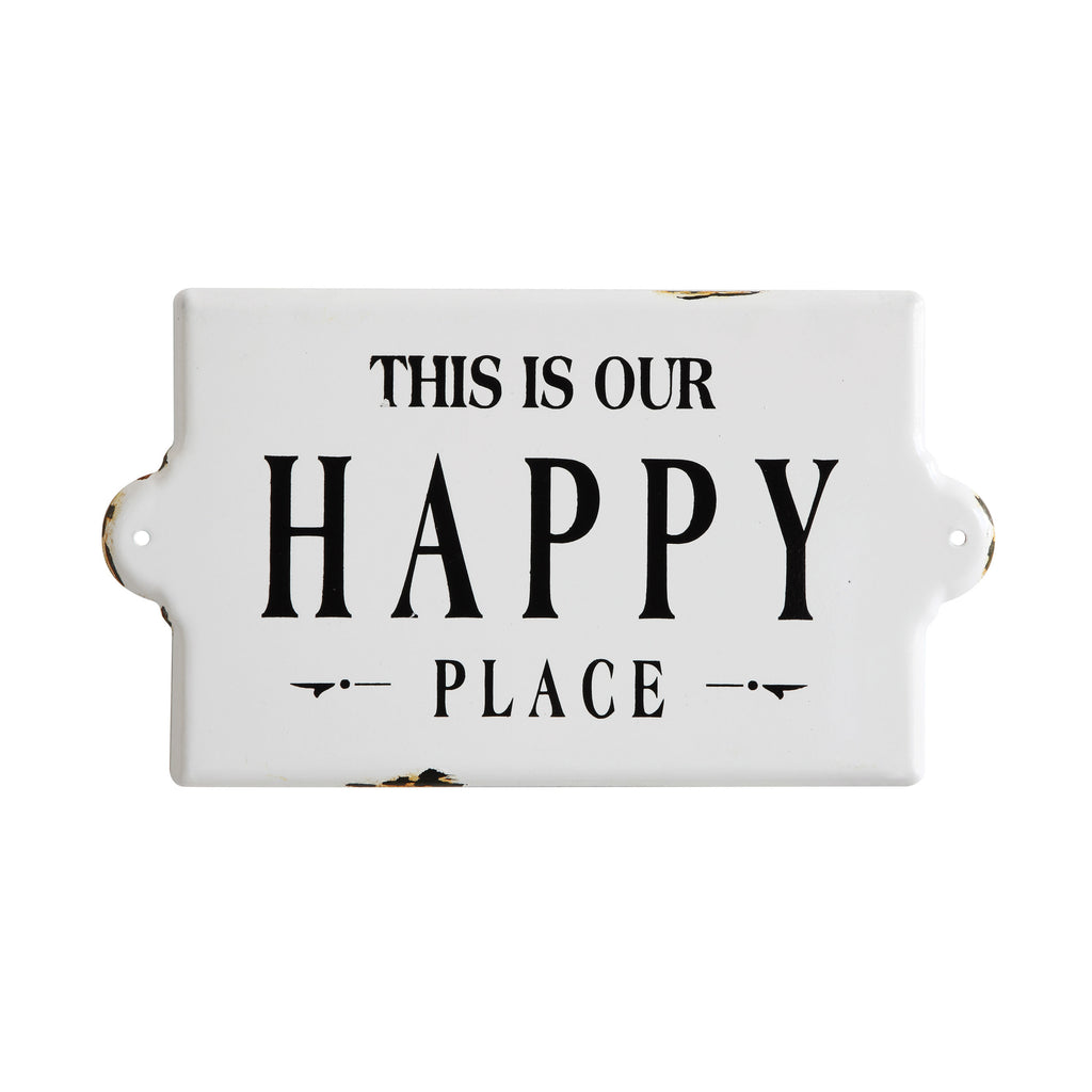 Our Happy Place Wall Sign - Molly + Kate 